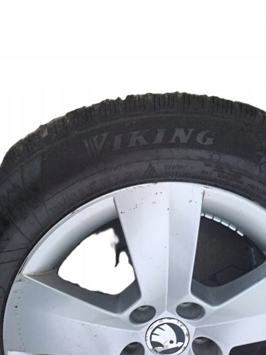 SKODA FABIA III RAPID КОЛЕСА ДИСКИ ЗИМНИЕ ШИНЫ 6 мм 195/65/15R, фото 5