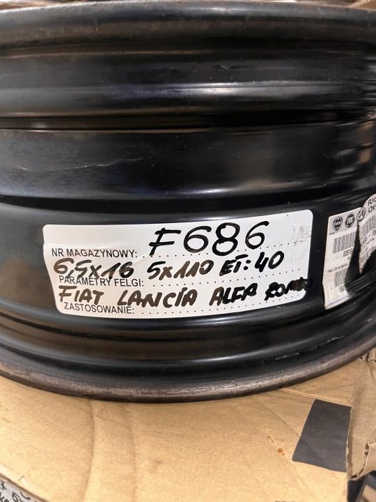 Штампованный диск Fiat OE 0052090714 6.5" x 16" 5x110 ET 40, фото 6