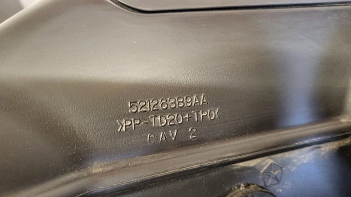 DODGE DURANGO 5.7 2011- РЕЗОНАТОР ПАТРУБОК ЗАБОРНИК КОРПУС 52126389, фото 3