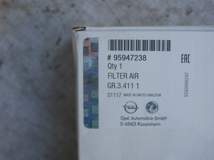 CHEVROLET SPARK ФИЛЬТР САЛОННЫЙ OE 95947238, фото 3