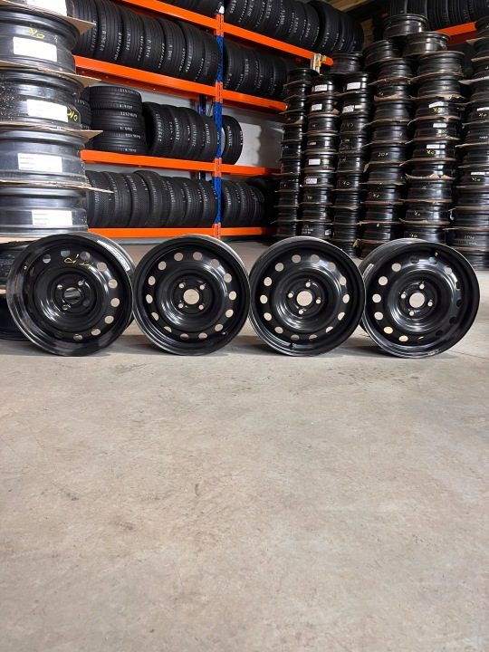 4× Штампованный диск Hyundai OE HYUNDAI i20 KIA RIO 6.0" x 15" 4x100 ET 52, фото 2