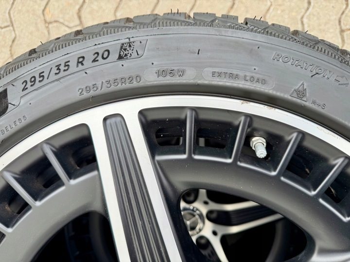 ЛИТЫЕ ДИСКИ MERCEDES EQE 43 AMG 4Matic V295 Оригинальные 20 Зимние Черные МАТОВЫЕ, фото 10