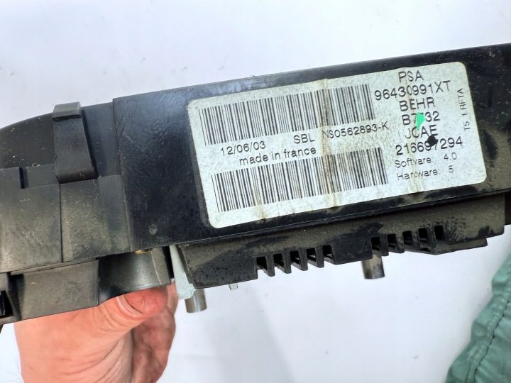 ПАНЕЛЬ УПРАВЛЕНИЯ КОНДИЦИОНЕРА PEUGEOT 307 XSARA 9651740380, фото 3