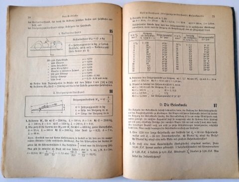 DOHL RECHENBUCH FÜR KRAFTFAHRZEUGHANDWERKER - 1941 г.!, фото 7