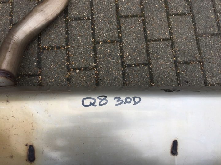 Глушитель ОРИГИНАЛ AUDI Q7 4M4253611Q 4M0253181CK, фото 5