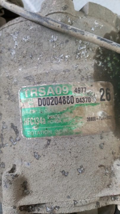 КОМПРЕССОР КОНДИЦИОНЕРА HONDA CIVIC VII 03 г., фото 3