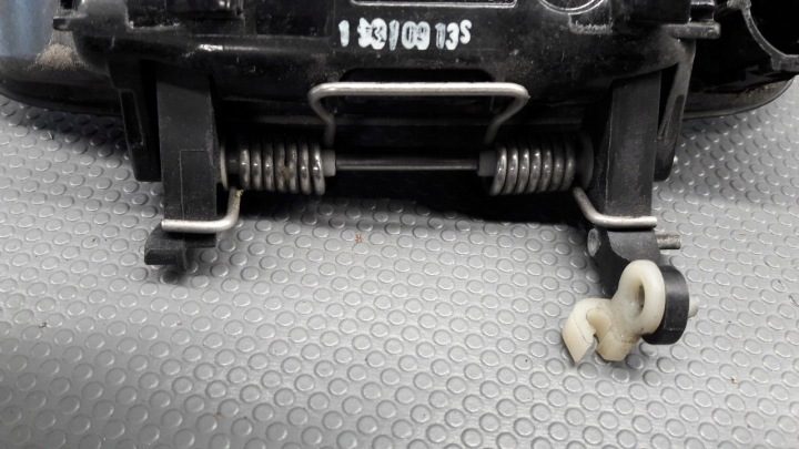 4F0837207B ручка двери левая Audi A6 C6 черная, фото 4