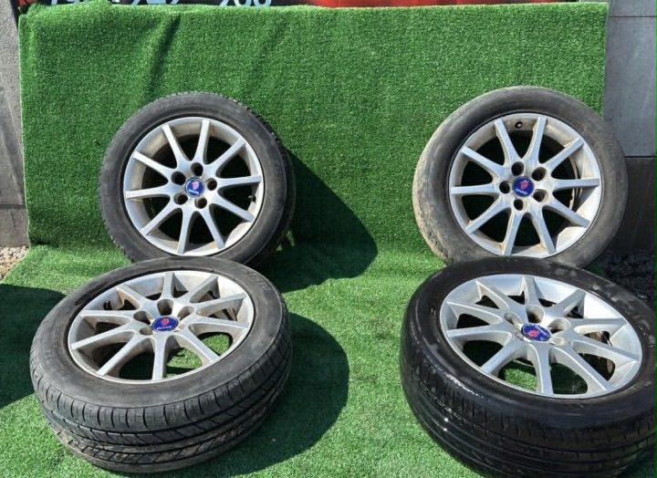 Литые диски колеса Saab OE 93 9-3 5x110 alu43 шины 205/55/16, фото 8