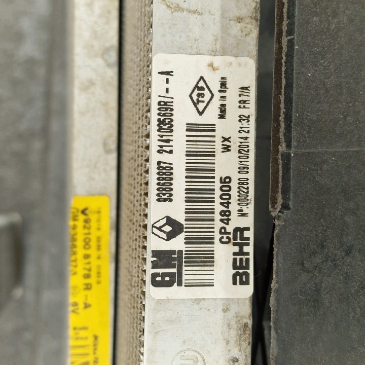Комплект радиаторов Trafik III Opel Vivaro B Nissan NV300 Talento 214103569R, фото 7