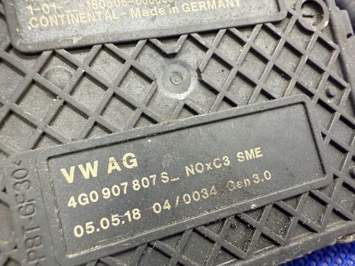 Audi A6 C7 A7 4G Датчик NOx 3.0 TDI CVUA Дизель 4G0907807S, фото 3