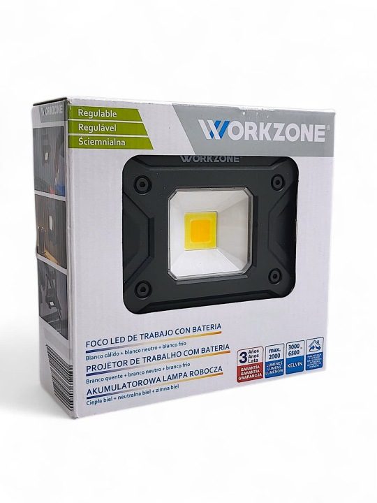 ФАРА РАБОЧЕГО СВЕТА АККУМУЛЯТОРНАЯ WORKZONE USB 20W, фото 1