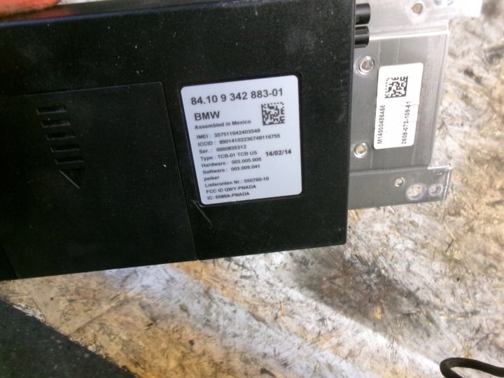 BMW F30 модуль TCB Bluetooth Telematik 84.10 9 342 883-01, фото 1