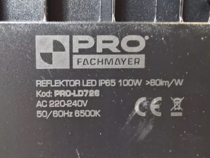 Pro фара LED с statywem 2 x 100W 16000L PRO-LD726, фото 4