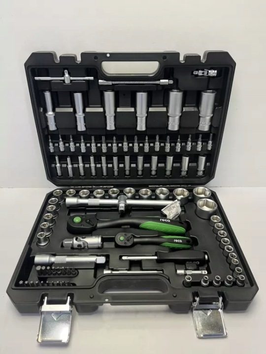 Комплект торцевых головок RECA ECO 1/2+1/4", 93 шт., фото 1