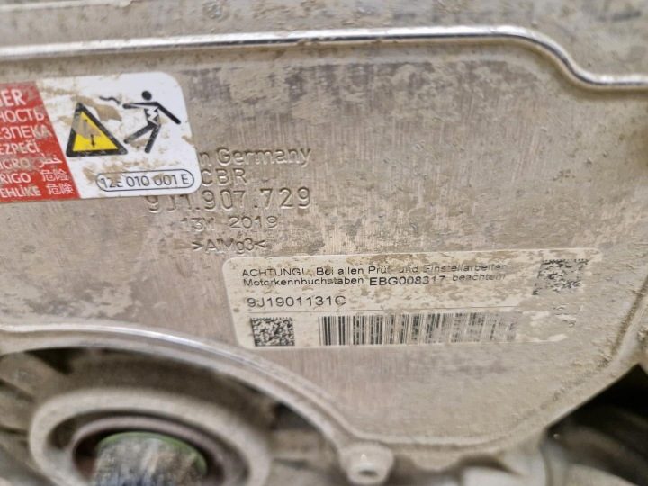 PORSCHE TAYCAN ТУРБО ДВИГАТЕЛЬ ELKTRYCZNY ПЕРЕДНИЙ EBG008317 9J1901131C, фото 10