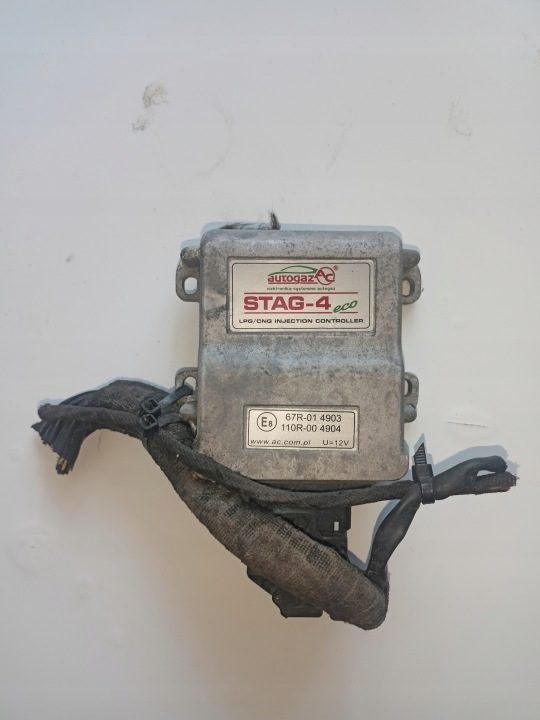 ЭБУ ГАЗА ГБО СЕКВЕНЦИЯ STAG-4 ECO 67R-014903, фото 1