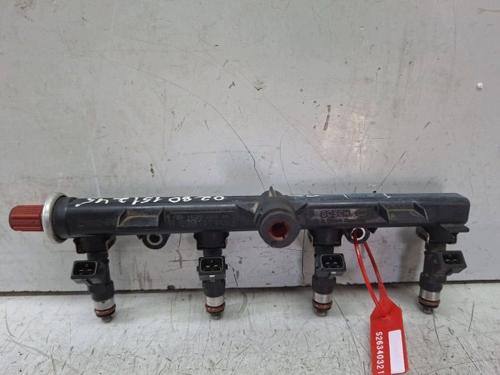 ТОПЛИВНАЯ РАМПА ФОРСУНКИ 0280158199 FIAT PANDA II 1.4 16V 100 л.с. 2003-, фото 1