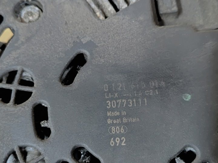 Volvo S40 V50 2.4 бензин генератор 30773111, фото 7