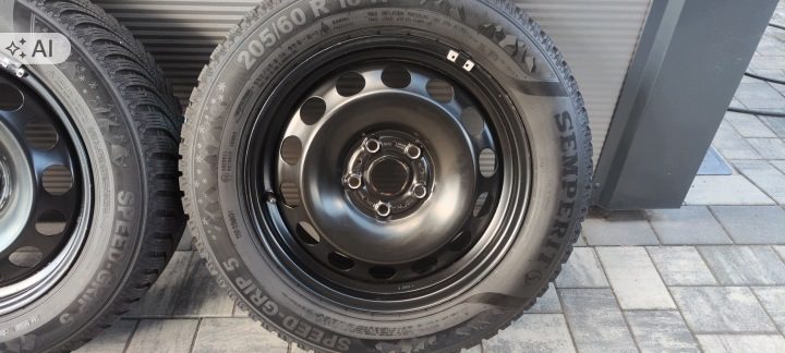 Колеса Зима Диска Skoda Karoq Octavia Yeti Touran Passat 205/60 R16 96H, фото 6