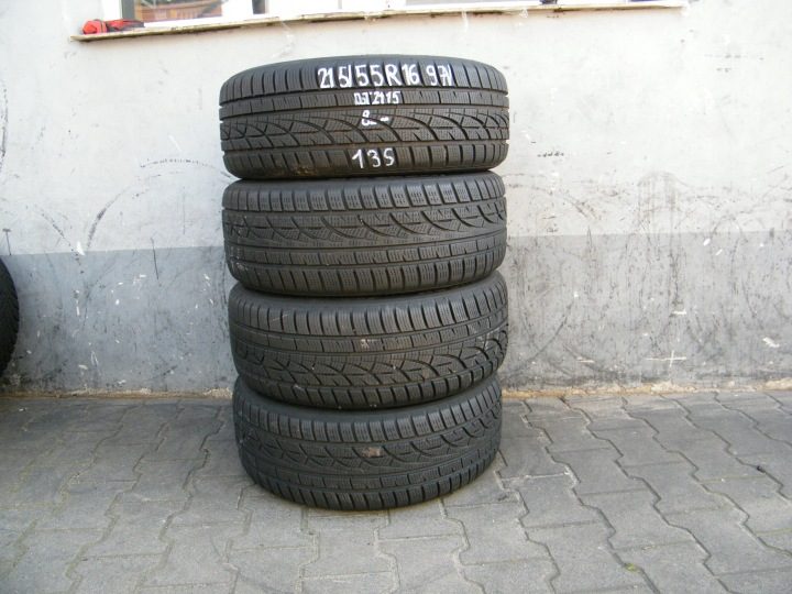 4× Шина зимняя Hankook Winter i*cept Evo W310 215/55R16 97 В сцепление на снегу (3PMSF), усилитель (XL), фото 1