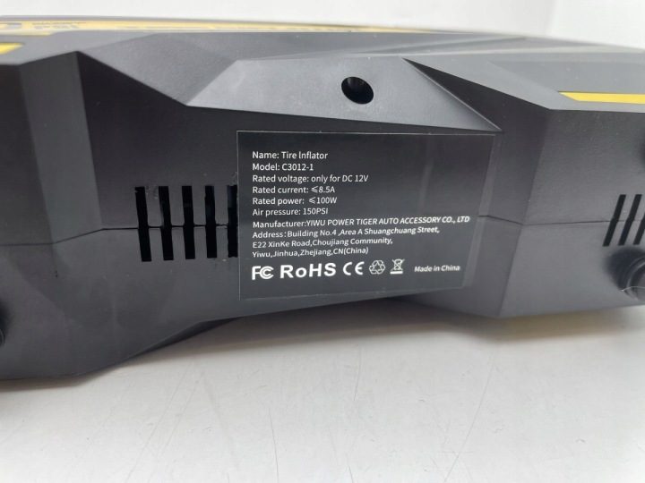 Компрессор автомобильный 12V LED LCD Carsun C3012-1, фото 6