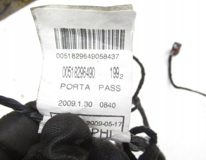 Проводка drzi переднего левого Fiat Grande Punto MT EVO 00518296490, фото 5