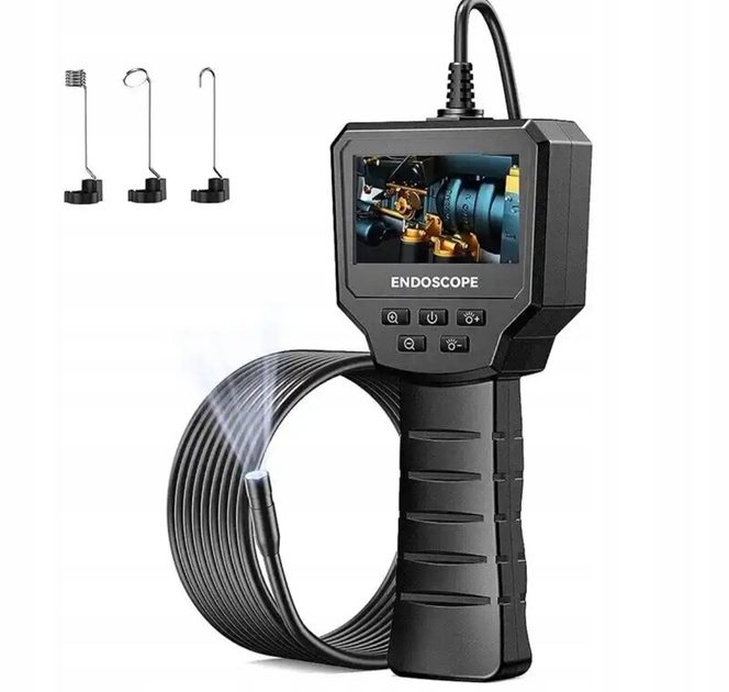 ИНСПЕКЦИОННАЯ КАМЕРА ЭНДОСКОП 2.4" 1080p 8 мм 5m 5.5 мм IP67, фото 7