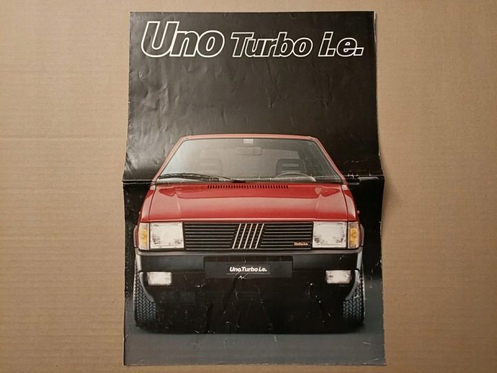 Проспект - FIAT UNO ТУРБО I.E. - 1985 г., фото 1