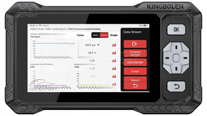 Тестер сканер интерфейс диагностический OBD2 Kingbolen S608 aktualizacje PL, фото 9