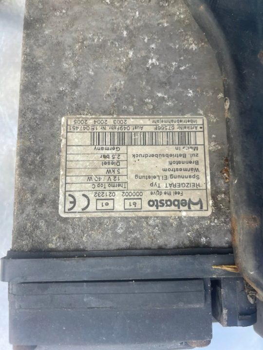 WEBASTO ПОДОГРЕВАТЕЛЬ ПЕЧКА АВТОНОМНАЯ MERCEDES W211 W219 CLS 2115001098, фото 4