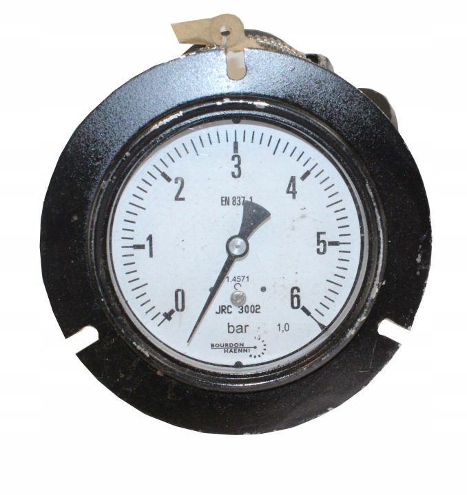 Манометр пневматический NPT 1/4\" 0-6 бар AO, фото 1