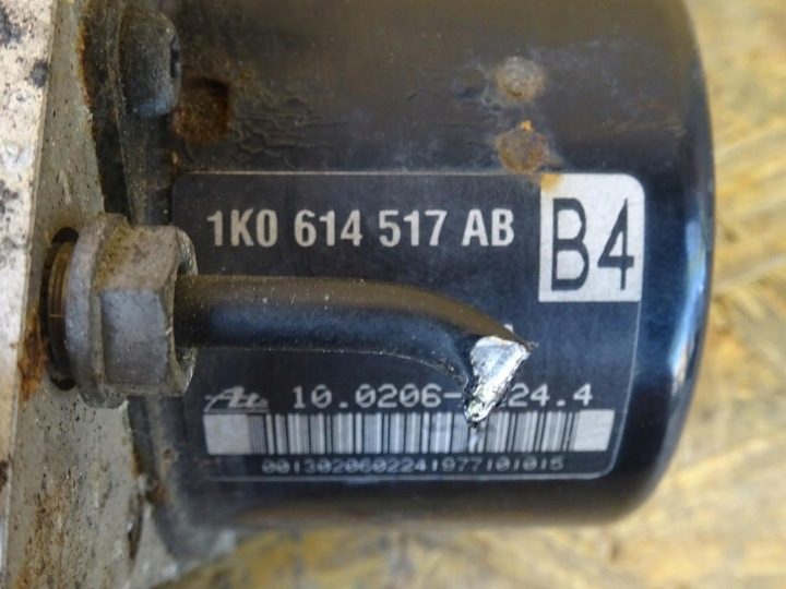 AUDI A3 8P GOLF V SEAT LEON II НАСОС ABS ESP 1K0907379AB 1K0614517AB, фото 4