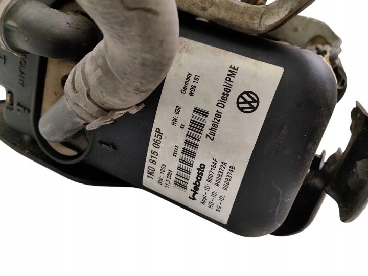 WEBASTO АВТОНОМНЫЙ ОТОПИТЕЛЬ VOLKSWAGEN TOURAN I 1T (2003-2006) 1K0815065P, фото 5