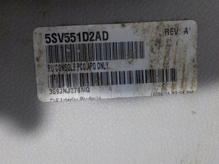 Центральный тоннель, Chrysler Pacifica II 5SV551D2AD, фото 3