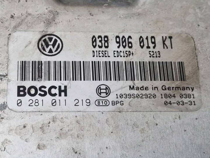 Блок управления двигателем Skoda Fabia (6Y) 2004 038906019KT, фото 5