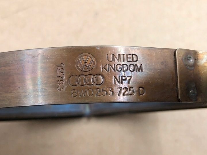 ХОМУТ СУППОРТ ВЫХЛОПНОЙ СИСТЕМЫ 8W0253725D AUDI RS5 RS6 RS7 A8 Q7, фото 7
