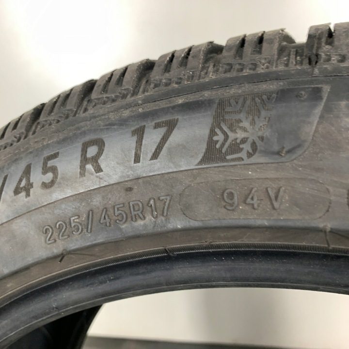 Шина зимняя Michelin Alpin 6 225/45R17 94 H сцепление на снегу (3PMSF), защита диска, усилитель (XL), фото 7