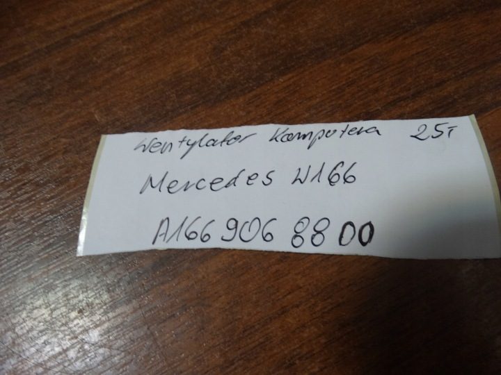 ИДЕАЛЬНЫЙ ВЕНТИЛЯТОР ЭБУ MERCEDES W166 1, фото 4