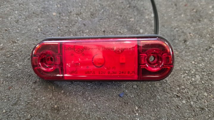 DAF XF 106 фонарь габаритный LED красный, фото 2