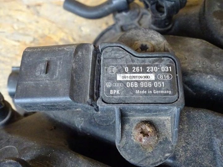 AUDI A3 8P GOLF V VI LEON 1.6 8V MPI BSE ВПУСКНОЙ КОЛЛЕКТОР 06A133185NJ, фото 7