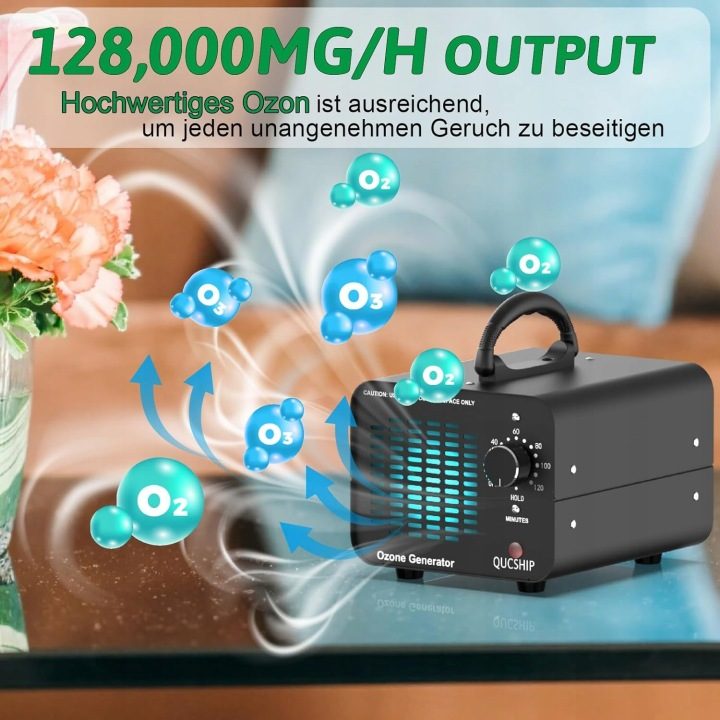 Генератор Озона Qucship 30000 MG/h QU30G 95W 30G/H, фото 10