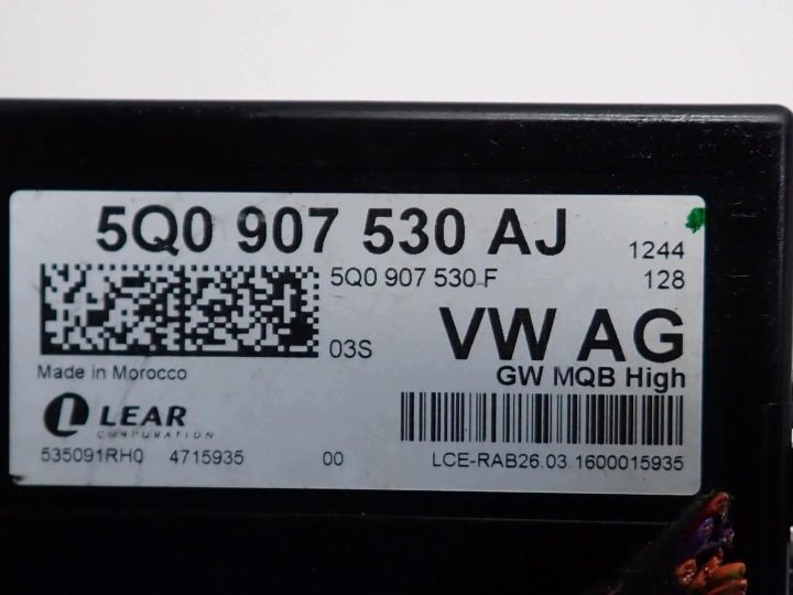Блок управления Gateway 5Q0907530AJ VW Touran II III 5T 16 г., фото 3