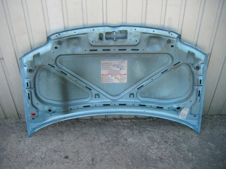 Fiat Panda II 2 2003-2012 капот двигателя, фото 3