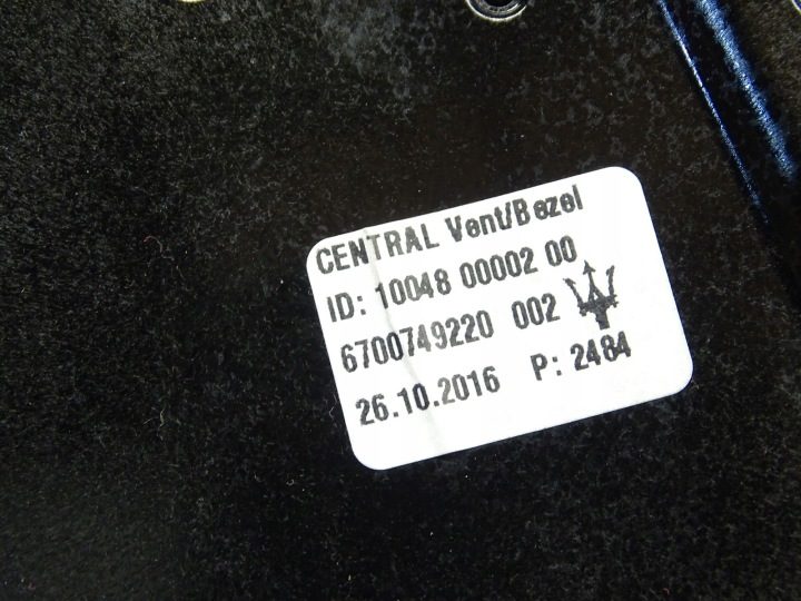 ДЕФЛЕКТОР ОБДУВА СРЕДНИЙ MASERATI LEVANTE 6700749220, фото 4