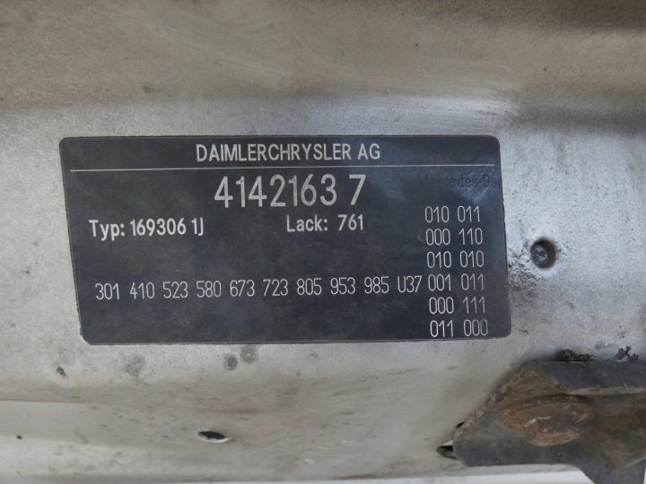 ПОДКРЫЛОК ПРАВЫЙ ПЕРЕДНИЙ MERCEDES A КЛАСС W169 04-12 ОРИГИНАЛ В СБОРЕ 2X, фото 12