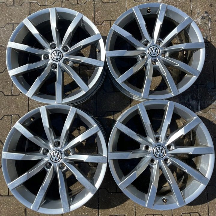 4× Литой диск Volkswagen OE B8 8.0" x 18" 5x112, фото 1