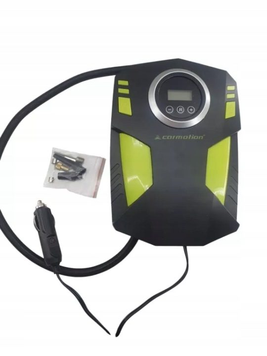 Компрессор воздуха DC 12V, 150 PSI, с analogowym ciśnieniomierzem, 4 adapt, фото 2