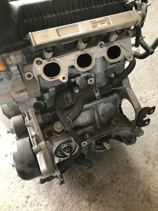 Hyundai I10 II 16- 2016- рестайлинг двигатель без навесного G3LA 1.0 22111-04800 2019 год, фото 9