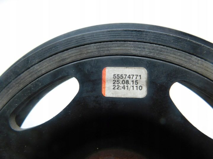 ШКИВ ВАЛА 55574771 - OPEL MERIVA B CORSA E ASTRA J 1.4T Турбо, фото 8