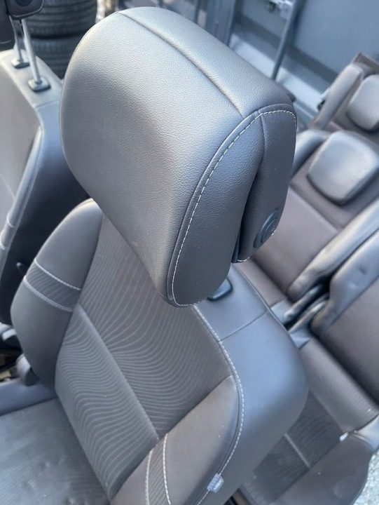 СИДЕНЬЯ ПОЛУКОЖА КОМПЛЕКТ 7 шт. RENAULT GRAND SCENIC III BRĄZOWE 2010 г., фото 6